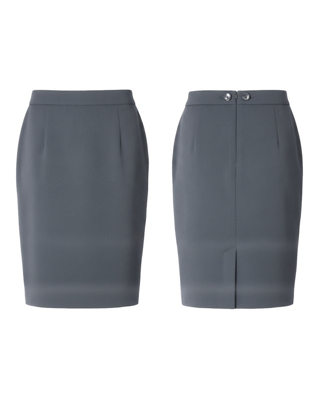 Custom Women's Business Skirt — Wholesale & Private Label (158) detail 9