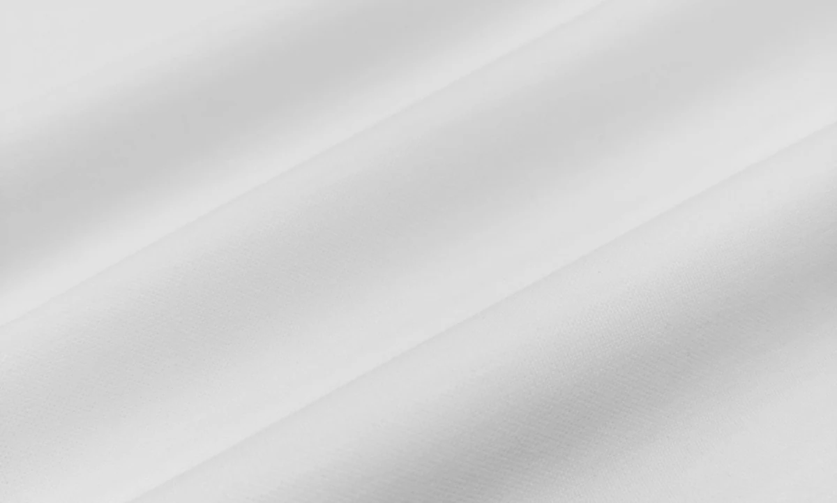 Close-up of a delicate 60S Ice Silk T-shirt on a white background, featuring a thin fabric line and subtle white stripe. Highlighting its 180g comfort weight, moisture-wicking, quick-drying, and long-lasting antibacterial properties, this postminimalist design blends ambient occlusion with sleek, functional elegance.