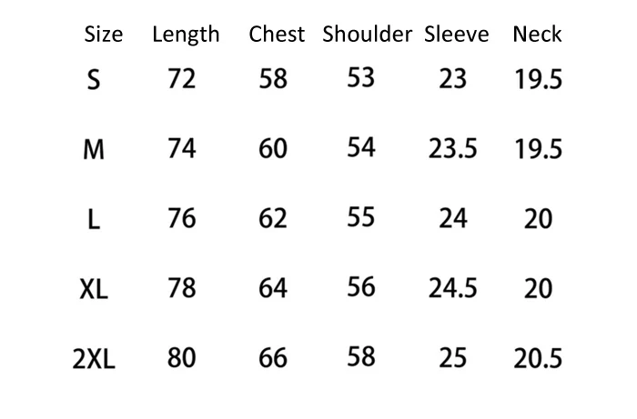 9026 pure cotton loose casual T-shirt size chart