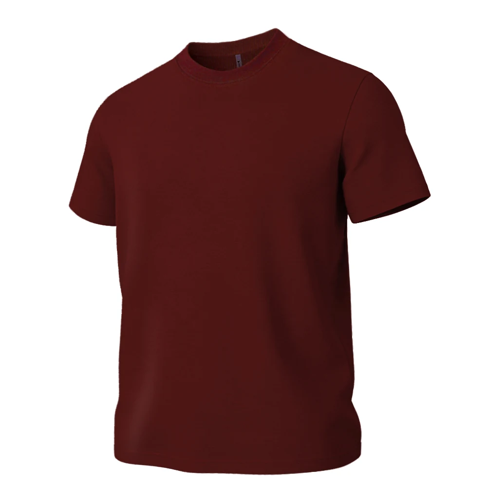 9026 wine red T-shirt