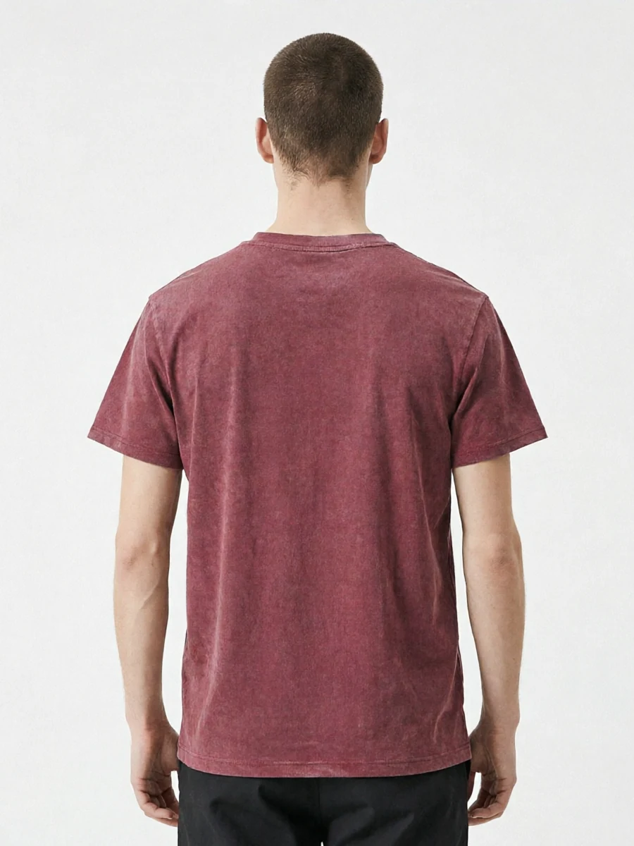 Wine Red Model Back Boy