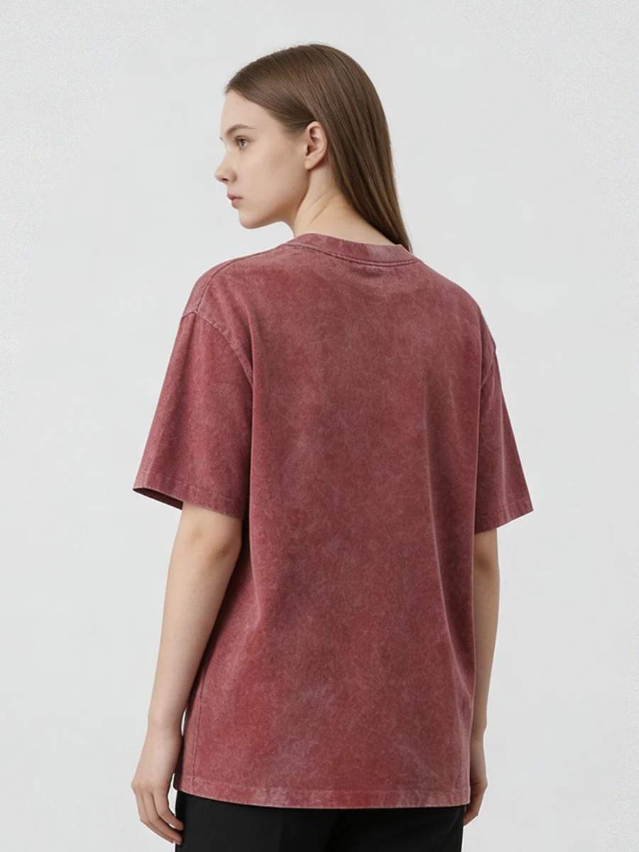 Wine Red Model Fitting Back