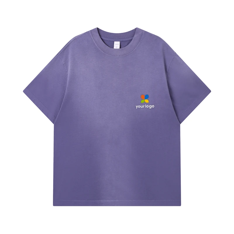 Purple Logo Print Free Front