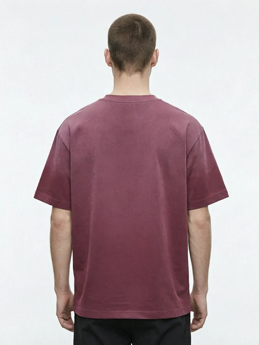 Wine Red Model Back Boy