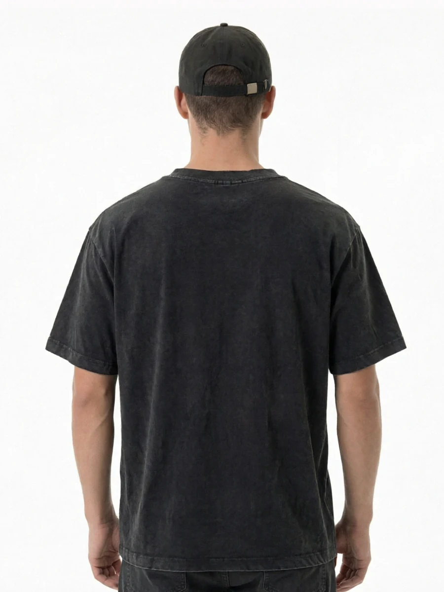 Black Model Back Front Man