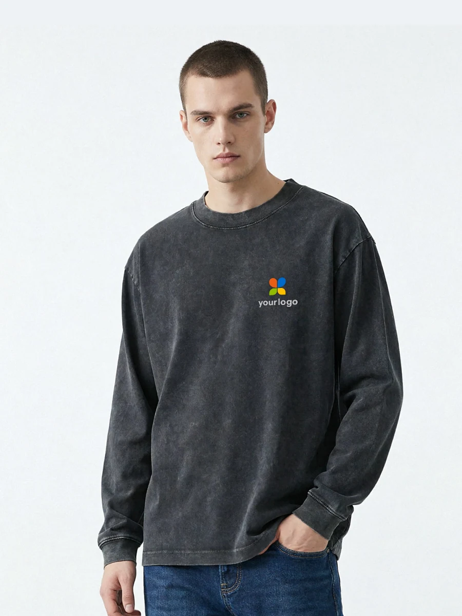 Black Logo Print Free Man