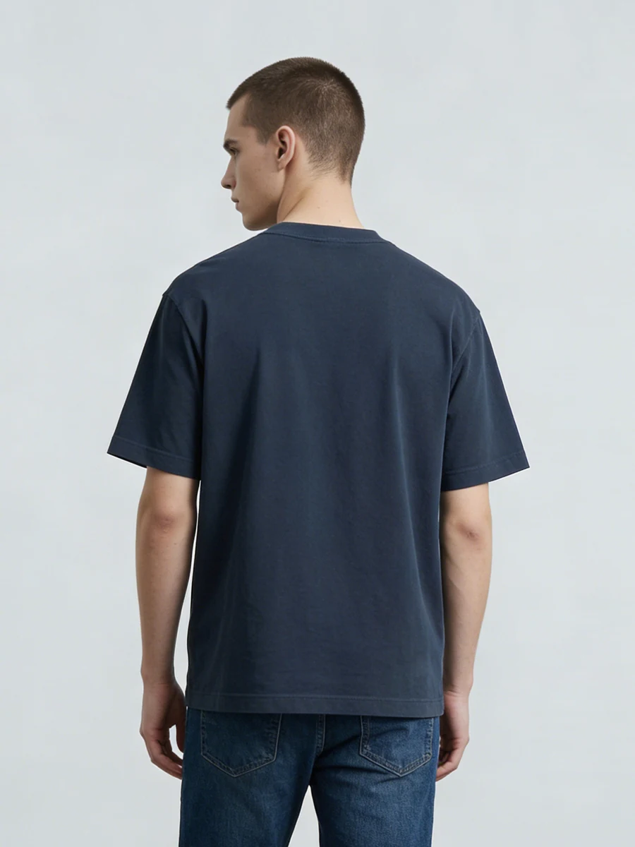 Dark Blue Model Back Washed Vintage
